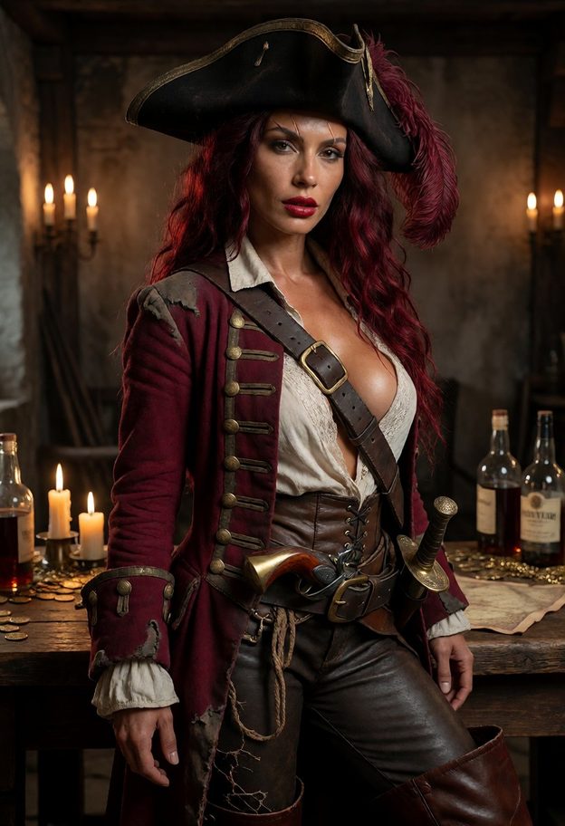 Histoire « Treasure hunt » : Jacquotte, reine pirate des Caraïbes, un épisode et quatorze scènes